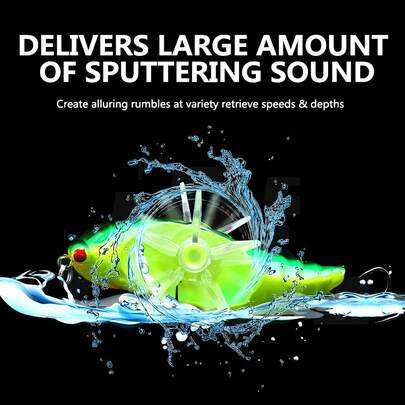 1pc Insect Reed Bait, Cicada Shaped Reed Bait, High-Quality Plastic Simulated Wing Bait, Tungsten Ball Bait, Freshwater Fishing Equipment