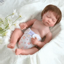 卡通月亮星星兔子图案娃娃尿布玩具配件，适用于新生儿娃娃、重生娃娃、婴儿娃娃，可重复使用和清洗的内裤，多种颜色可选（不含娃娃），角色扮演游戏，趣味设计，异想天开的图案，耐用材质，柔软面料，娃娃内裤，娃娃服装，娃娃收藏家 - 彩色 - 查看 5