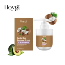 Hoygi Coconut Facial Hair Removal Cream - Gentle Depilatory For Upper Lip Chin Hair, Painless Shaving Soften, Inhibit Hair Growth, Not Damaging & No Irritation, Sensitive Skin Formula Facial Legs Armpits Arms Depilation Lotion For Women & Men - 白色 - 查看 2