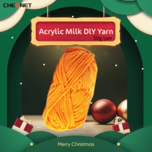 1 pieza Hilo de leche de 5 capas, hilo para tejer a crochet, adecuado para tejer bolsos, bufandas, sombreros, suéteres, muñecas DIY, 50g/pieza - Multicolor - Ver 15