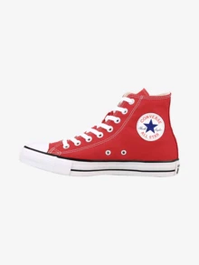 Converse Giày thể thao cổ cao Chuck Taylor All Star dành cho nữ, giày thể thao đế mềm, giày thể thao ngoài trời thoải mái, giày Cusal Campus, giày M9621C - màu đỏ - Xem 4