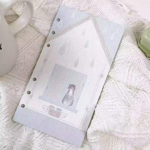 Fogli di ricambio a doppia faccia con motivi, formato A6, adatti per organizer/taccuino A6