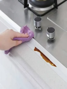 Herramienta desodorizante para baño - Cinta selladora autoadhesiva para baño y cocina, cinta selladora para bañera y pared, relleno de calafateo, cinta selladora, protector de borde para lavabo, baño, inodoro, bañera, piso, pared, accesorios y decoración para el baño, artículos esenciales para el hogar