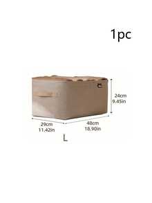 Caixa organizadora de roupas cáqui, cesto dobrável de tecido não tecido de grande capacidade para calças, pode ser usado para guardar roupas, calças, acessórios de decoração, decoração de festas, decoração de quarto, decoração de casa, decoração de quarto, calças sociais, jeans, saias, organizador, camiseta branca feminina, vestido, roupas de inverno femininas, vestidos elegantes femininos, camisa branca feminina, manga comprida, macacão branco feminino, decoração de Natal. - Caqui - Ver 14