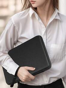 硬质笔记本电脑保护套，适用于 13 英寸 Air M3 M2 M1 2024、14 英寸 Pro M4/M3/M2/M1 A2918 A2992 A2779 A2442、15.3 英寸 Air M4 M3 M2 2025 2024、16.2 英寸 Pro M4/M3/M2/M1 Pro/Max A2991 A2780 A2485 A2141，防水保护套兼容戴尔、Surface Laptop、惠普（黑色） - 黑色 - 查看 8