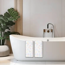 2/4 pièces Set, Torchons, Motif d'étoiles rêveuses, Microfibre super douce, Chiffons modernes absorbants, Torchons de cuisine et de cuisson, Chiffons à vaisselle, Serviettes de nettoyage, Super doux et très absorbants, Décoration de cuisine, Cadeaux pour les voisins, les mères, les anniversaires, les cadeaux de pendaison de crémaillère pour les amis, les essentiels de cuisine, les nécessités quotidiennes