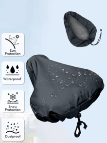 1 Stück Outdoor Fahrrad Sitzregen Abdeckung Sport Radfahren Fahrrad Zubehör wasserdichte Sattel Regen Staub Abdeckung UV-Schutz für MTB Fahrrad