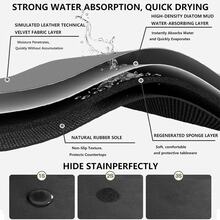 Husă de protecție pentru mașina de spălat - Husă de protecție pentru partea superioară a mașinii de spălat și a uscătorului, uscare rapidă, absorbantă, decorativă pentru spălătorie și bucătărie, ușor de curățat, durabilă, economisește spațiu