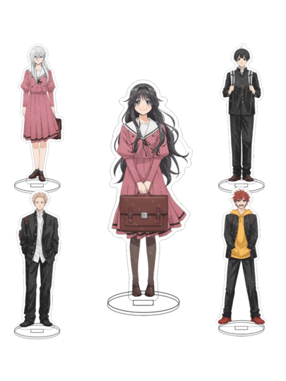 1 Pc 15CM Anime The Fragrant Flower Blooms With Dignity Love Acrylic Stand Model Plate Decoration Originality Desk Figure Display Product All Saints' Day Gift, Tabletop And Home Decor, Decor Id Al-Adjha A Graduation Gift For Friends