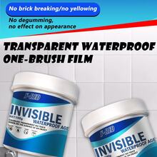 1 Bottle 100g Y-RED Transparent Quick-Drying Waterproof Liquid White Glue Sealant - Water-Resistant, Metal Compatible, Anti-Moisture, Transparent, Stainless, Suitable For Bathroom, Walls, Windows, Floors, Etc.