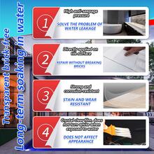 1 Bottle 100g Y-RED Transparent Quick-Drying Waterproof Liquid White Glue Sealant - Water-Resistant, Metal Compatible, Anti-Moisture, Transparent, Stainless, Suitable For Bathroom, Walls, Windows, Floors, Etc.