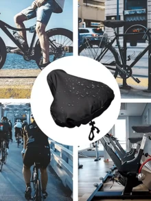 1 Stück Outdoor Fahrrad Sitzregen Abdeckung Sport Radfahren Fahrrad Zubehör wasserdichte Sattel Regen Staub Abdeckung UV-Schutz für MTB Fahrrad