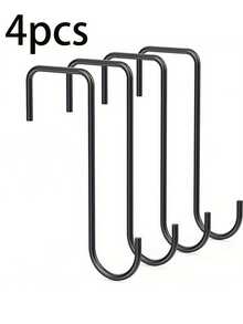 1 件/2 件/4 件不锈钢栅栏挂钩、室内/室外植物吊架、喂鸟器、灯笼架