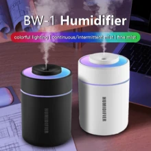 AOYI 1 szt. Mini dyfuzor i nawilżacz powietrza z olejkami eterycznymi, chłodna mgiełka, kolorowa lampka nocna – nawilża powietrze, zapewnia świeżość i relaksuje ciało i umysł (zasilanie przez USB)