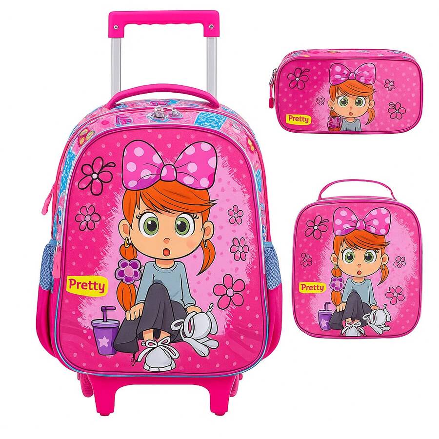 Kids Backpacks - Màu Hồng Tươi - Xem 1