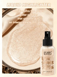 高光盤閃閃發亮的臉部輪廓,亮彩化妝品,珍珠高光粉可用於全身 - #02 - 查看 5