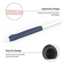 1/6 buah Sarung Pena Silikon, Kompatibel dengan Apple Pencil Generasi ke-2, USB-C dan Pro, Pegangan Ergonomis yang Presisi - MultiWarna - View 6