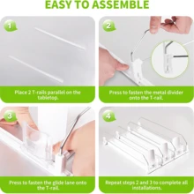 3/4/5PCS Beverage Storage Machine, Refrigerator Can Classification, Semi-Automatic Beverage Storage, Beverage Machine, Suitable For Refrigerator, Kitchen Cabinet Storage