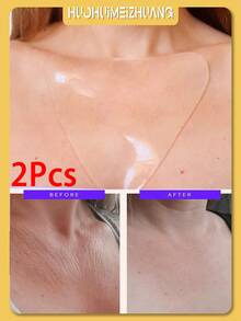 Silicone Patches Smoothes Skin Women Reusable Facial Patches For Chest Improves Skin Elasticity Facial Lifting Tools To Skin Looks Visibly Younger- Reduce Signs Of Aging For Women And Girls,Skin Care,Skin Care Tools,Lift,Wrinkle,Wrinkle Patches - Clear - View 10