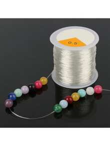 100M Plastic Crystal DIY Beading Stretch Cords Elastic Line Jewelry Making Supply Wire String Jeweleri Thread String