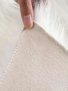 1pc Luxury Light Gray/Coffee Long Plush Rug, Nordic Style Long Plush Rug Mat, Asymmetrical Size With 1-5cm Cutting Error, Bedroom Bedside Mat, Christmas Gift, Bay Window Blanket, Soft Decorative Carpet, Bedroom Decor, Small Rug, Carpet, Home Decor, Living Room Rug, Living Room Small Rug, Bedroom Rug, Living Room Home Decor, Outdoor Rug, Washable Rug, Fleece Rug, Furry Rug, Autumn/Winter Rug, Thick/Plush Kitchen Rug