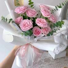 10Yards/Roll Sheer Chiffon Ribbon Organza Satin Ribbons For Gift Wrapping Decoration Wedding Bouquets Wreath Sewing Supplies