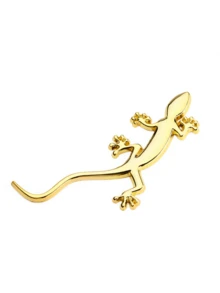 Dekorative Gecko Autoaufkleber, witzige metallisch schwarze Gecko Aufkleber für Karosserie, personalisierter Nummernschild und Heckaufkleber - Verschiedenfarbig - Übersicht 14