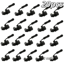 6/10/20pcs Universal Zipper Repair Kit - Easy To Install Seamless Replacement Zipper Pulls, Suitable For Jackets, Luggage, Backpacks, Boots - Durable Black Zipper Pulls - Multicolor - View 13