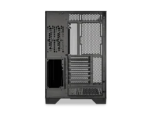 LIAN LI O11 Vision Black  Aluminum / Steel / Tempered Glass ATX Mid Tower Computer Case ----- O11VX - Black - View 3
