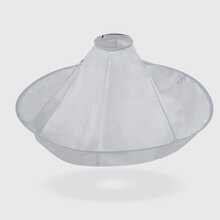 Adult Hair Cutting And Haircutting Cloth Cape Non Stick To Hair Household Hair Cutting Artifact Shawl Self Cutting Hair Apron Special 1pc - Grey - View 5