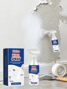 2pcs/Set Wall Spray Paint, Cleans Wall Stains, Covers Moisture Damage, Mold Removal, Wall Renovation Coating, Home Graffiti Renewal, Easy To Apply, Evenly Distributed, Suitable For Wall Stains, Graffiti, Small Ads, Mold, Discoloration, Etc.