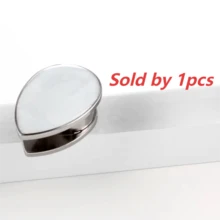 1pc Stainless Steel Water Drop Shaped Hypoallergenic Ear Tunnel Expander, Stretcher Plug, Unisex Fashion Body Piercing Jewelry