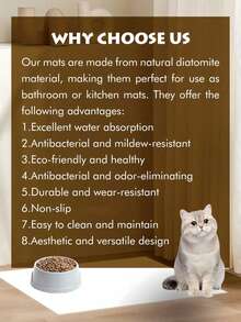 A Customizable Pet Name Feeding Mat, A Personalized Dog And Cat Food Mat With Bow Or Stripe Designs, Made Of Diatomaceous Earth, A Stylish Home Decor Feeding Accessory, The Perfect Gift For Pet Lovers, Suitable For Dog Moms, Cat Dads, Family And Friends, A Thoughtful Pet Gift For Christmas, Thanksgiving, Halloween, Birthdays And Other Special Occasions. - Multicolor - View 8