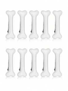 4 chiếc kẹp tóc mái hình xương bằng nhựa trắng, kẹp tóc kiểu dáng tối giản sáng tạo, phù hợp cho cosplay, kẹp tóc, ghim cài tóc, phụ kiện tóc, phụ kiện đội đầu, phụ kiện tóc cho nữ, kẹp tóc - trắng - Xem 8
