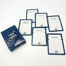 TAKE TURNS Adult Party Strategy Party Board Game Cards A Fast Thinking Fun Card Game Perfect For Parties, Family Nights And Friendly Competition After-Dinner Interactive Entertainment Popular Game 21st Birthday Gift Thanksgiving And Christmas Gift