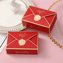 10/50pcs, Blank Packing Paper Gift Box Creative Classic Envelopes Gift Boxes Wedding Favor Boxes Birthday Party Party Cosmetics Packaging Box,