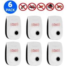 1/2/4pcs Ultrasonic Indoor Pest Repeller, Dual Frequency Ultrasonic & Electromagnetic Waves, 360° Wide Coverage, Physical Pest Removal For Mosquitoes, Bugs, Mice, Fleas, Pest Repellent For Home, Kitchen, Office, Hotel, Warehouse - EU C Type Plug(220-240V) - View 16