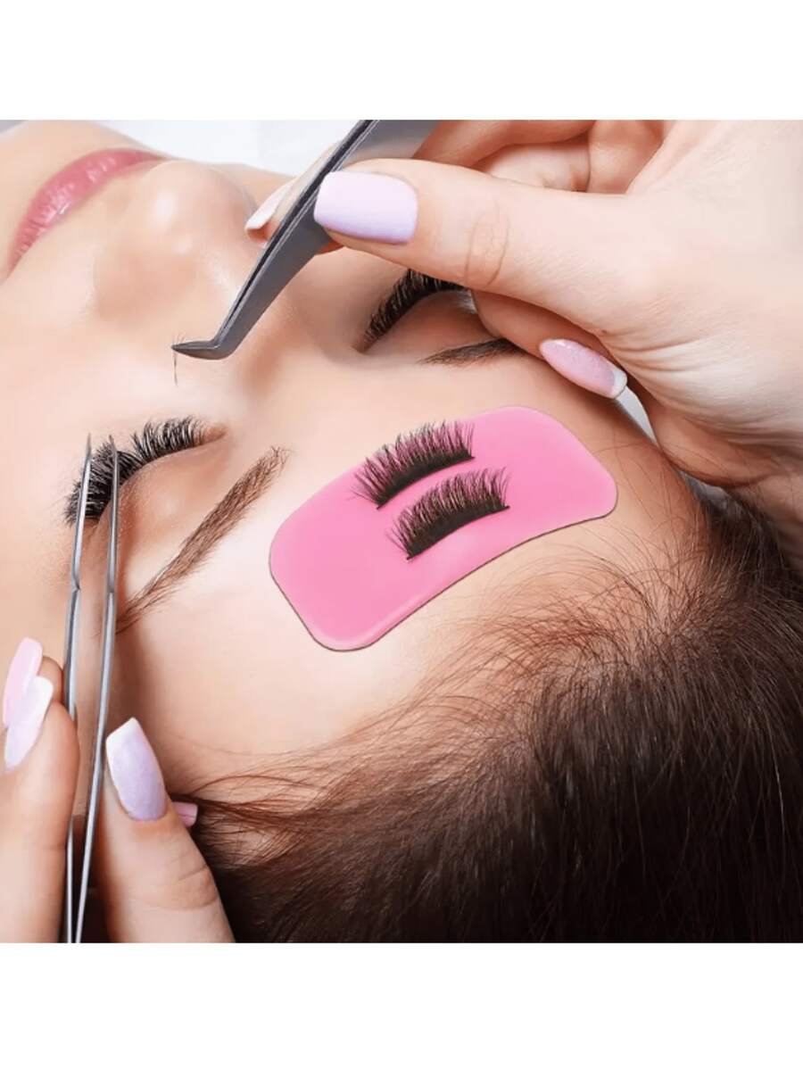 Uchwyt do przedłużania rzęs, utrwalacz do rzęs, przedłużanie rzęs - Biały - Zobacz 1