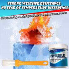 1 Bottle 100g Y-RED Transparent Quick-Drying Waterproof Liquid White Glue Sealant - Water-Resistant, Metal Compatible, Anti-Moisture, Transparent, Stainless, Suitable For Bathroom, Walls, Windows, Floors, Etc.