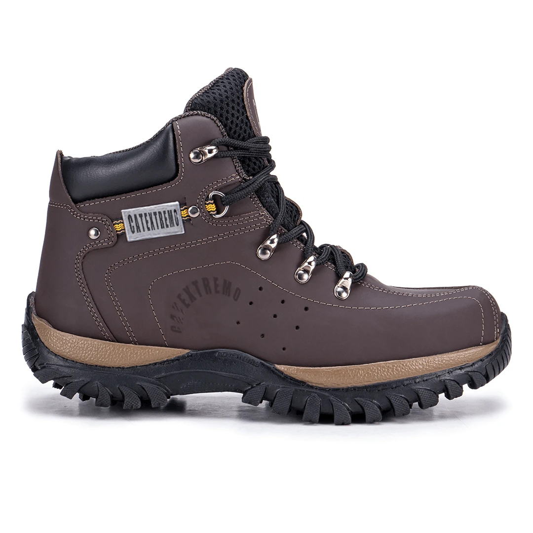 Men's Adventure Cat Extreme Boot With Original CA Genuine Leather - Rust Brown - View 1