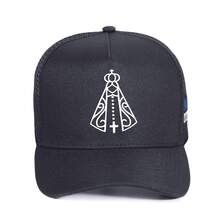 Pampas Country Men's Women's White Trucker Hat Nossa Senhora Aparecida Country Launch - 黑色 - 查看 4
