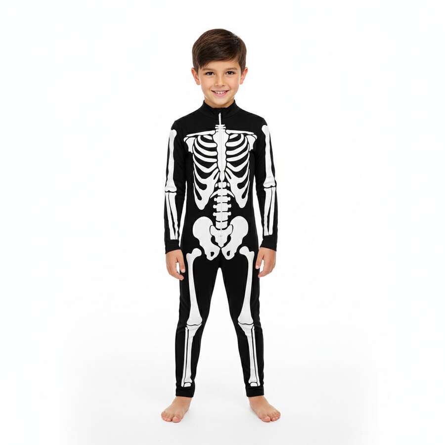 Young Girls Costumes - Black and White - View 1