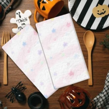 2/4 pièces Set, Torchons, Motif d'étoiles rêveuses, Microfibre super douce, Chiffons modernes absorbants, Torchons de cuisine et de cuisson, Chiffons à vaisselle, Serviettes de nettoyage, Super doux et très absorbants, Décoration de cuisine, Cadeaux pour les voisins, les mères, les anniversaires, les cadeaux de pendaison de crémaillère pour les amis, les essentiels de cuisine, les nécessités quotidiennes