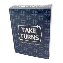 TAKE TURNS Adult Party Strategy Party Board Game Cards A Fast Thinking Fun Card Game Perfect For Parties, Family Nights And Friendly Competition After-Dinner Interactive Entertainment Popular Game 21st Birthday Gift Thanksgiving And Christmas Gift
