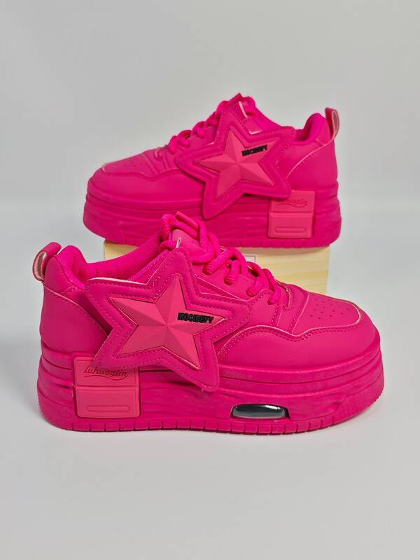 حذاء رياضي من الجلد الخاكي للنساء، موضة ربيع/صيف/خريف جديدة، بنعل سميك وشكل منصة، أسلوب كاجوال للعطلات والطالبات، حذاء مناسب للتنزه والتزلج، مصنوع من شبكة تنفس، صنادل نسائية مفرغة، أحذية نسائية بكعب سميك وسهلة الارتداء (ينصح بطلب مقاس أكبر بمقدار مقاس واحد)