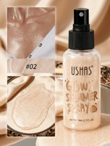 高光盤閃閃發亮的臉部輪廓,亮彩化妝品,珍珠高光粉可用於全身 - #02 - 查看 4