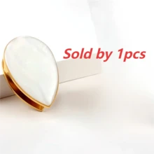 1pc Stainless Steel Water Drop Shaped Hypoallergenic Ear Tunnel Expander, Stretcher Plug, Unisex Fashion Body Piercing Jewelry