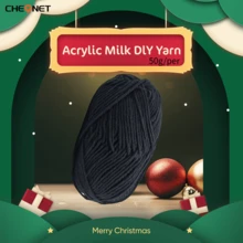 1 pieza Hilo de leche de 5 capas, hilo para tejer a crochet, adecuado para tejer bolsos, bufandas, sombreros, suéteres, muñecas DIY, 50g/pieza - Multicolor - Ver 21