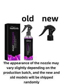 Soluție de îndepărtare a ruginii pentru uz intens - Soluție de curățare și renovare antirugină pentru accesorii metalice, îndepărtează eficient petele de rugină de pe suprafețele metalice și le redă strălucirea