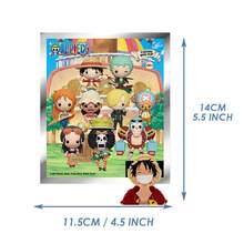TOEI ANIMATION 1PC One Piece Officially Licensed Blind Box 3D Cartoon Anime Characters Luffy RoronoaZoro Nami And Other Characters Mystery Bulk Surprise Doll Keychain Random Character Image Fashion Collectible Key Ring Car Keys Backpack Hanging Creative Room Decorations Christmas Halloween Birthday Gifts For Family And Friends - Multicolor - View 3